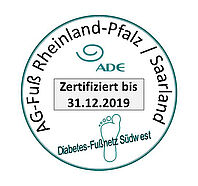 AG-Fuß RHeinland-Pfalz Saarland, Diabetes-Fußnetz Südwest, Dr. Brunk-Loch